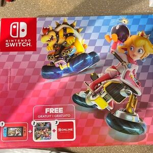 Mario kart nintendo switch with carrying case excellent condition
